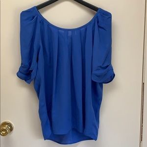 MINT Joie Eleanor Silk Tie-Back Blouse, L